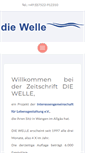 Mobile Screenshot of die-welle.org