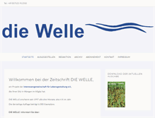 Tablet Screenshot of die-welle.org